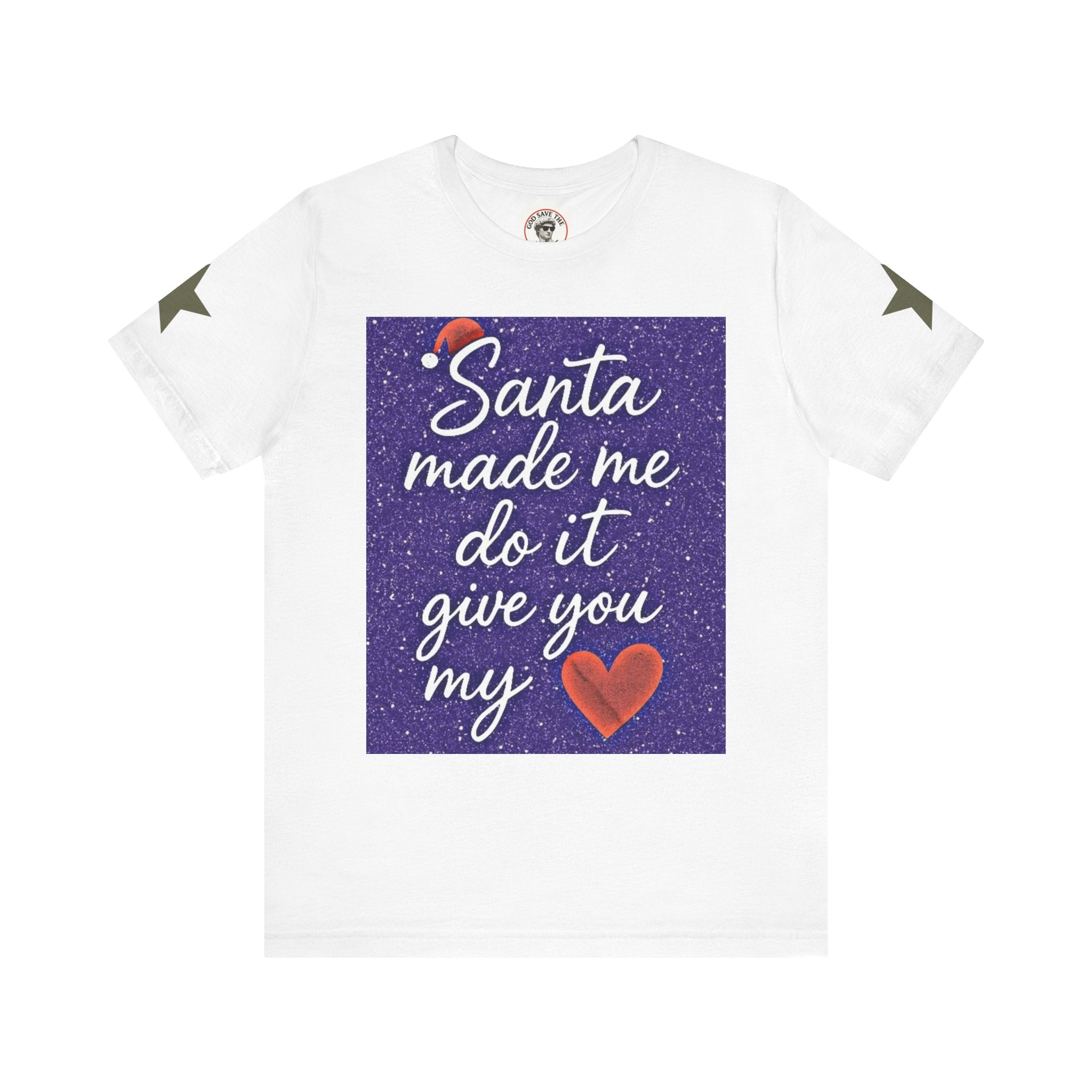 Festive Graphic Tee for Friends -  Santa Made do itHoliday Cheer, Christmas Shirt, Best Friends Gift, Fun Gift for Him or Her, Unisex Tee