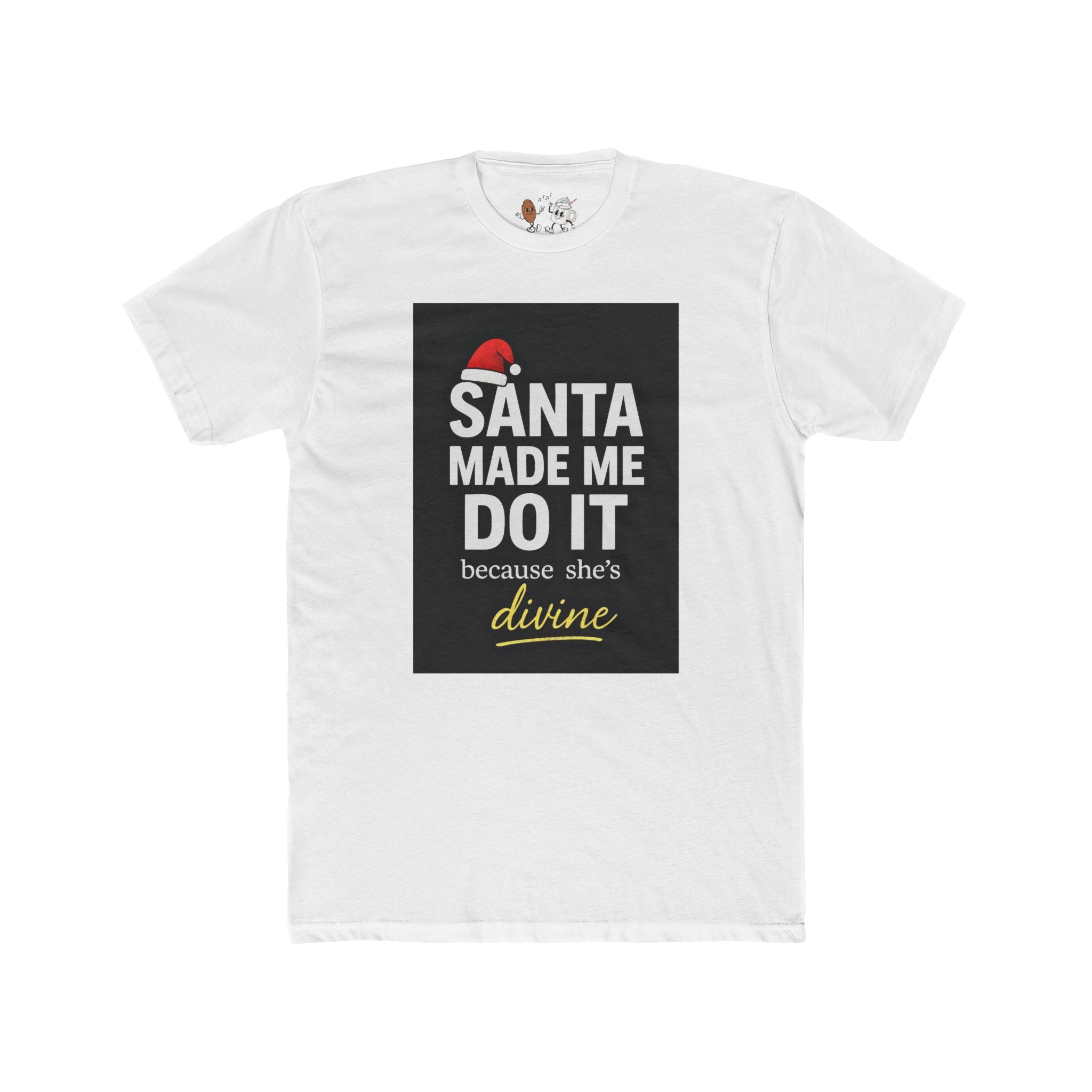 Funny Christmas Tee, Santa Made me do it! Gift Shirt, Holiday Humor Apparel, Unisex Christmas Top, Casual Seasonal Wear